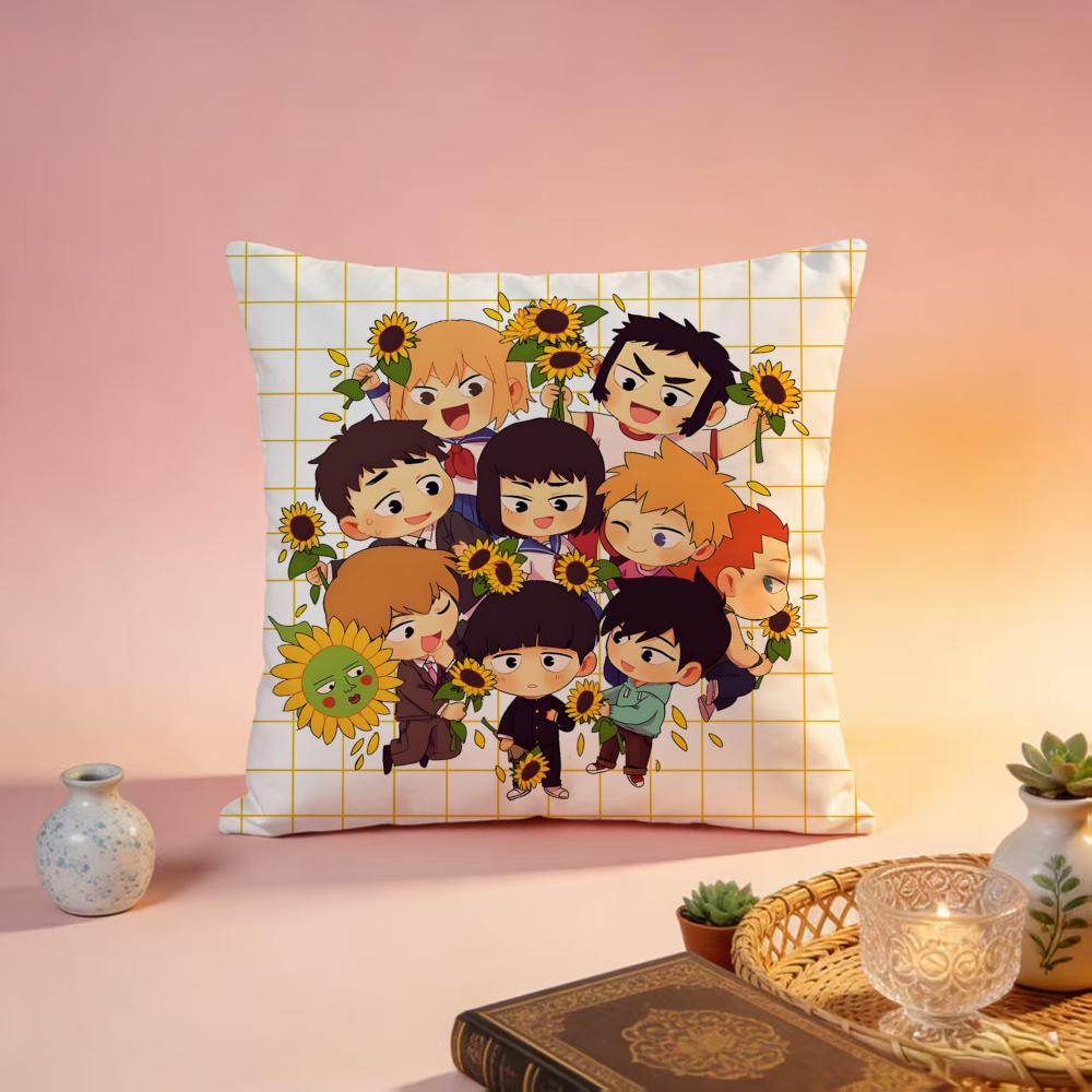 Hot MMob Psycho 100ed Cushion Cover Premium SkinFriendly Pillow Case MultiPurpose for Home Office Travel