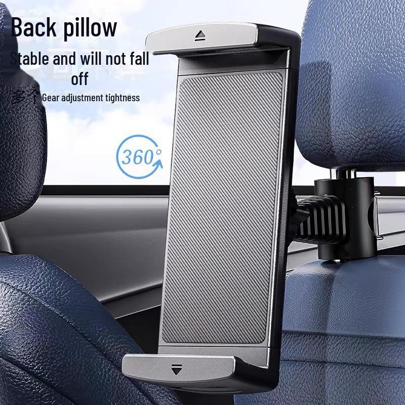 Универсальный автомобильный держатель для планшета и телефона на приборную панель и подголовник заднего сиденья