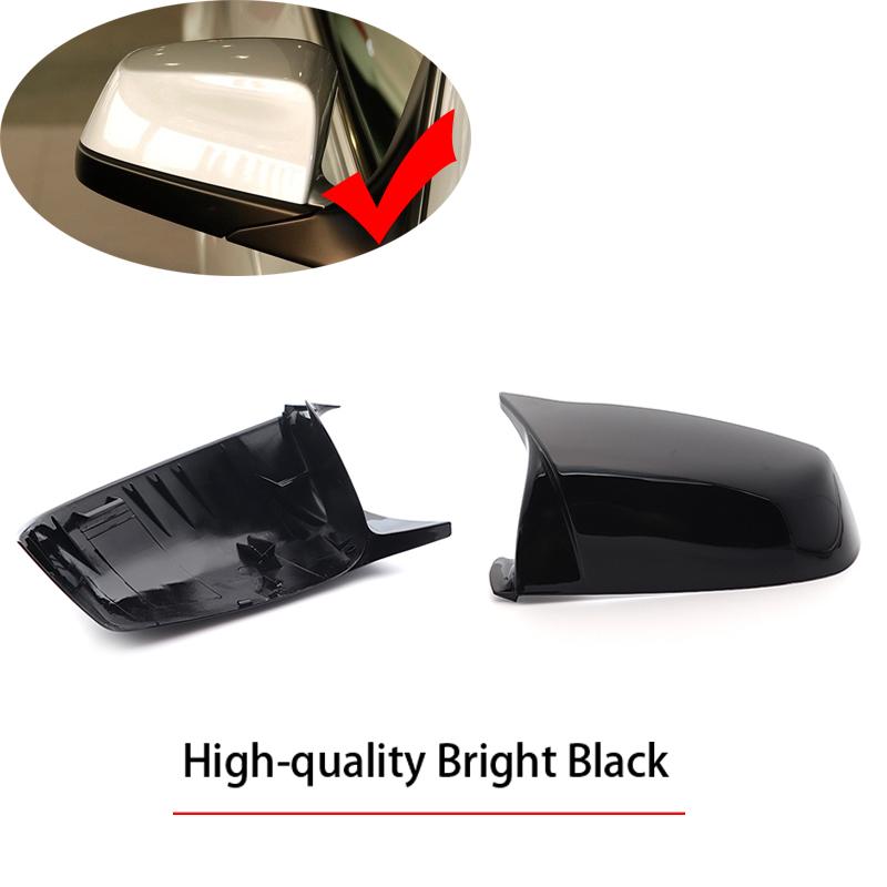 Side Wing Rearview Mirror Cover Cap For BMW 5 6 7 Series E60 E61 E63 E64 F01 F02-F04 F06 F07 F10 F11 F12 F13 Carbon Fiber