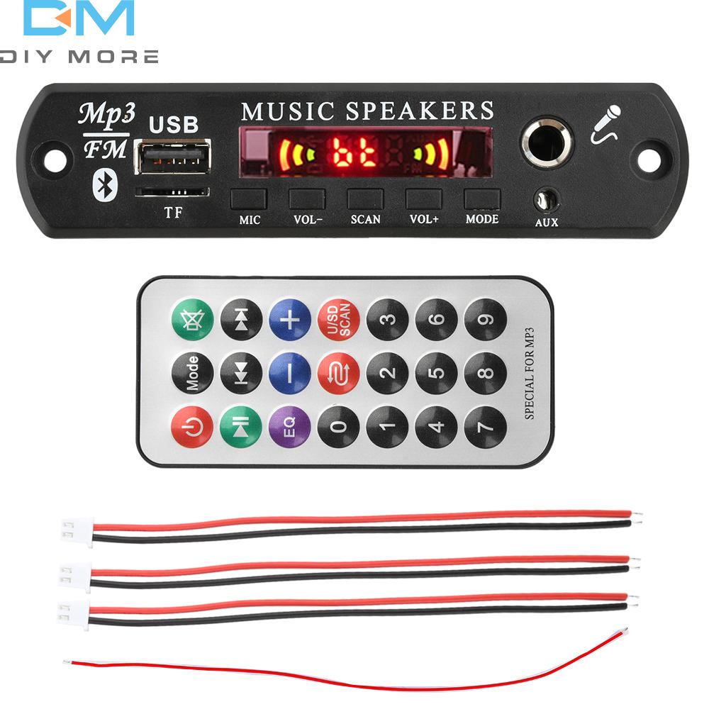 12В Bluetooth 5.3 Декодер MP3/WAV/FLAC/APE Плата 30Вт+30Вт Автомобильный Аудио USB TF FM Радио Модуль MP3 Bluetooth Музыкальный Плеер