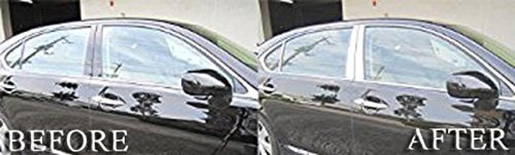 BRIGHTZ Stainless Steel Plated Pillar Panels for and LS600hL and Compatible with Visors Ultra-Mirror (6-Piece Set) LS460, LS460L, LS600h, (UVF45,