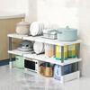 1 Stainless Steel Expandable Kitchen Sink Storage Rack Cabinet Storage Multi-layer Multifunctional Internal Layered Storage Rack