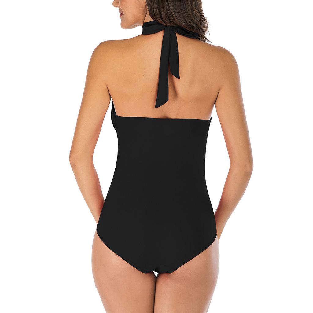 Женский модный цельный цельный купальник с ремнем на талии