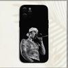 Чехол для телефона Justin Singer B-Bieber для iPhone 15,14,13,12,11,Pro,X,XS,Max,XR,Plus,Mini Мягкий черный чехол