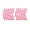 12pcs Silicone Metal Straws Tips Cover Curved Straw Cover Cup  Accessories Straw Topper  Party