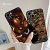 Мягкий чехол для iPhone 14 Afro Girls Art для Iphone 14 11 12 Pro 8 7 Plus X 13 Pro MAX SE2020 XR XS RICCU, мягкие чехлы