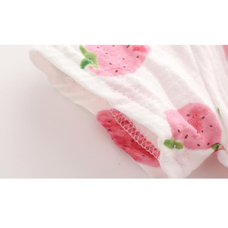 KIDDIEZOOM Infant Boy Girl Cute Print Short Sleeves Soft and Breathable Crepe Print Bodysuitfor Summer