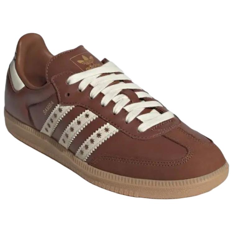 Adidas Samba OG Cloud White Preloved Brown Cream Women Sneakers Cream-White JR8821