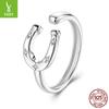 U-Shaped Horseshoe Open Ring Personalized Fashion Mango S925 Sterling Silver Ring Jewelry
