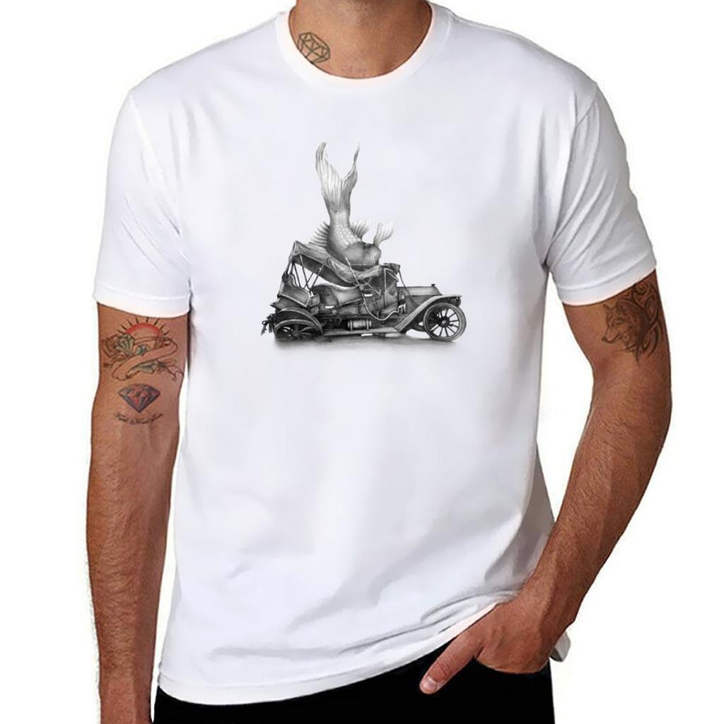 In which a goldfish spoils an outing TShirt Mechanic Work Tee Shirt