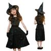 Halloween Costume Children's Witch Costume Black Witch Dress Witch Vampire Demon Girl Costume
