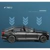 1/24 BMW THE 7 760Li Миниатюрная литая игрушечная машинка Модель 1:24 открывающиеся двери со звуком и светом, коллекция подарков для детей