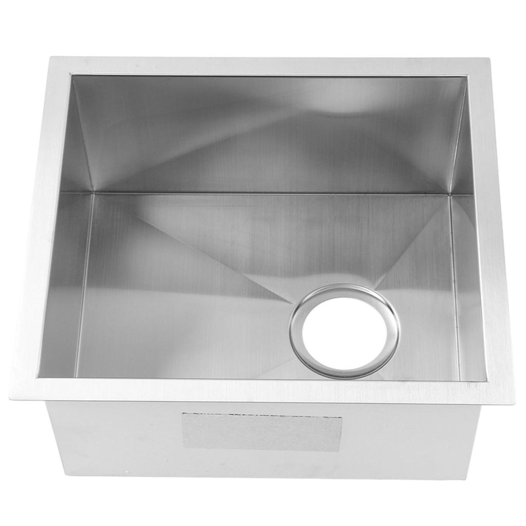 Прямоугольная раковина для RV, нержавеющая сталь, 400x350x203 мм, устойчивая к ржавчине, большая вместимость для Кампе