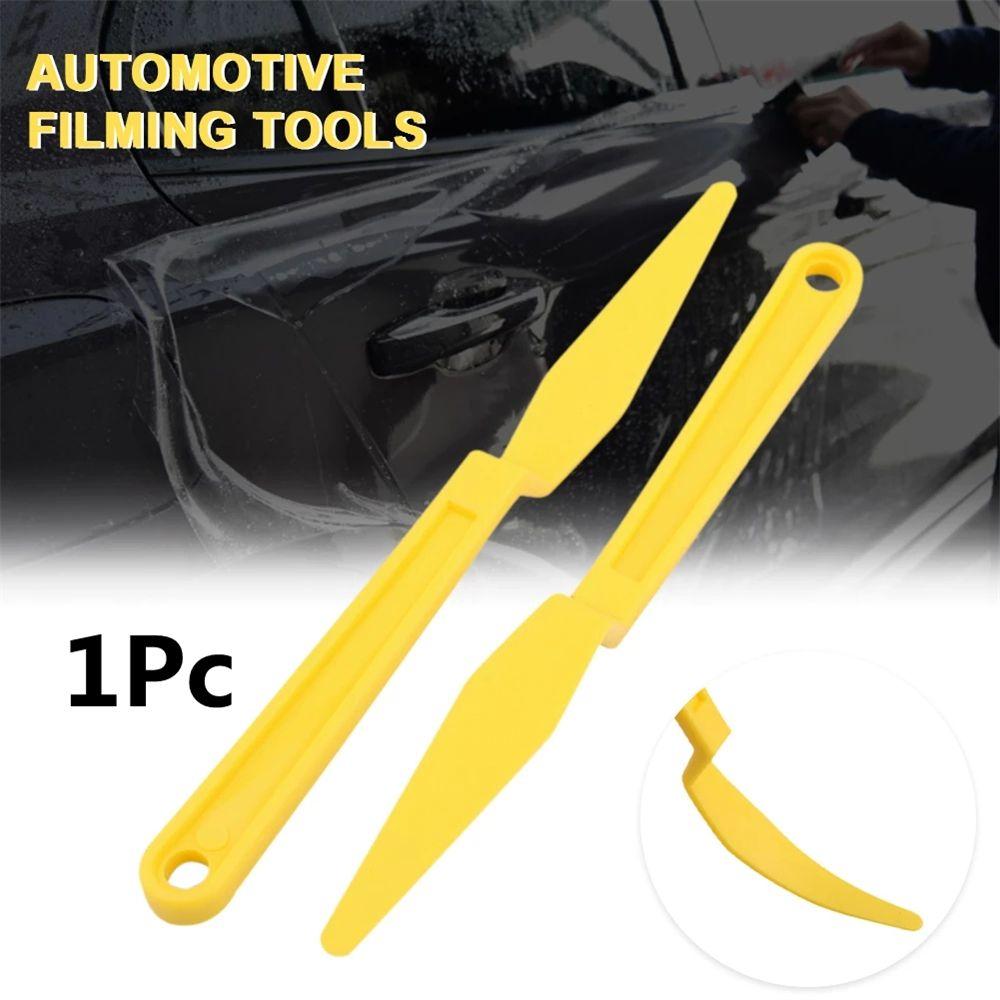 Carbon Fiber Sticker Squeegees Cutter Car Window Tint Tool Wrapping Aid Tool Squeegee Scraper
