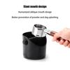 1Pc Mini Semi-Automatic Coffee Knock Box Household Straight Mouth Abs Coffee Knocking Slag Bucket With Removable Knock Bar