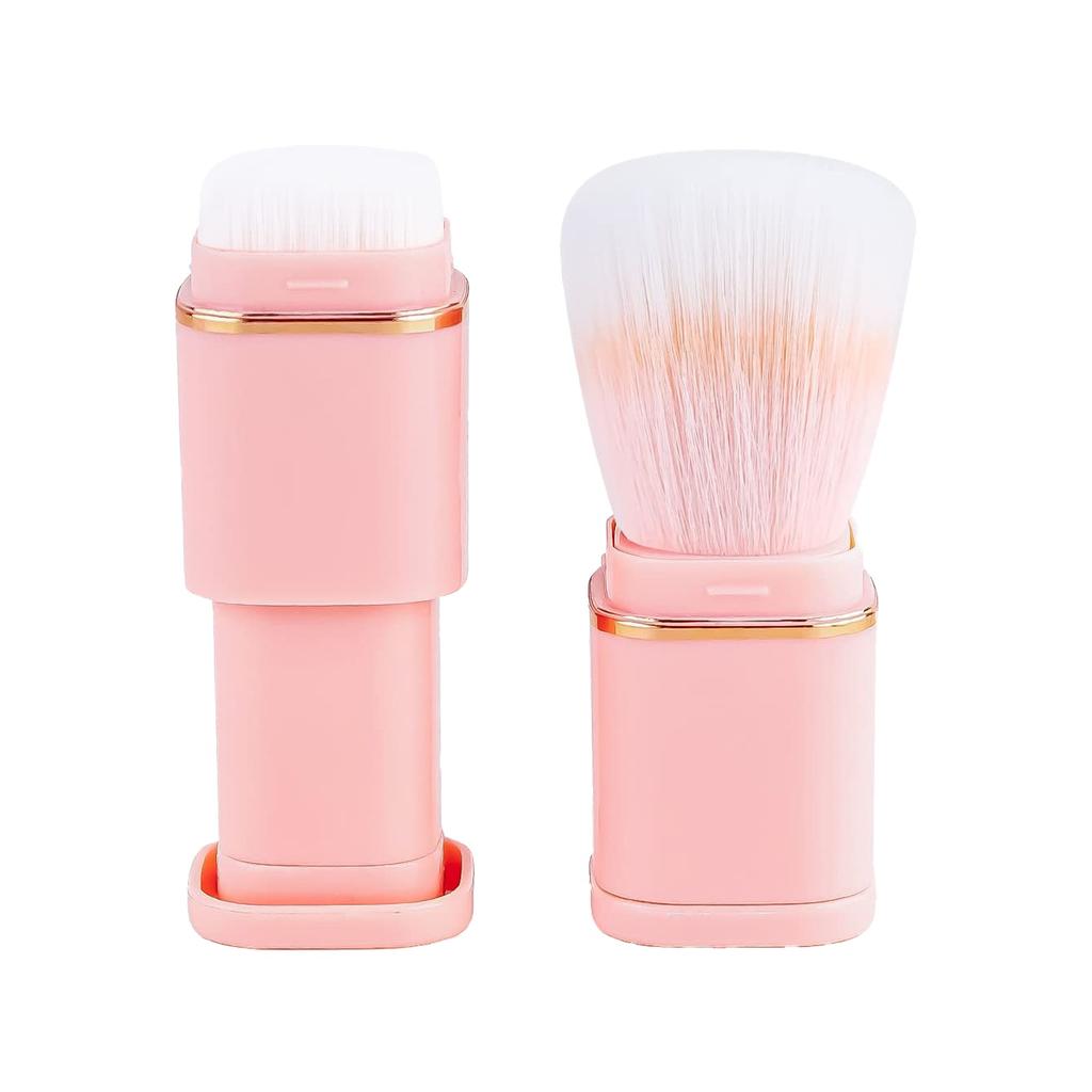 Дорожный размер, выдвижная портативная кисть для макияжа, помада для укладки, кисть премиум-класса, кисть для румян, кисть для растушевки, кисть для лица