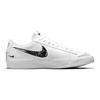Nike Blazer Low 77 GS Sketch - белые черные детские кроссовки Pure-Platinum DM7819-100