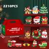 Christmas Block Toys Christmas Tree Elk Puzzle Santa Claus Gift Festive Christmas Block Set