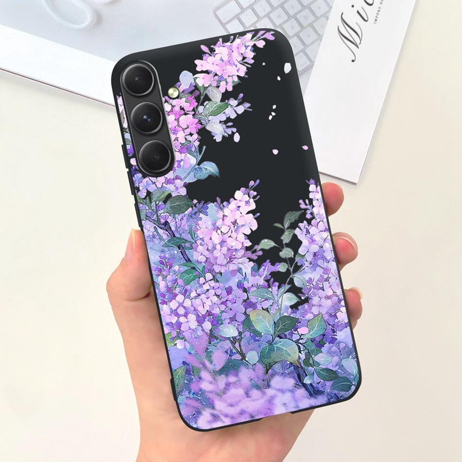 Чехол для телефона Samsung Galaxy A55 Samsung A55 5G SM-A556B Модный узор Луна Мягкая силиконовая задняя крышка