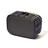 Francfranc Tweed Vanity Pouch Black S Makeup Box Cosmetic