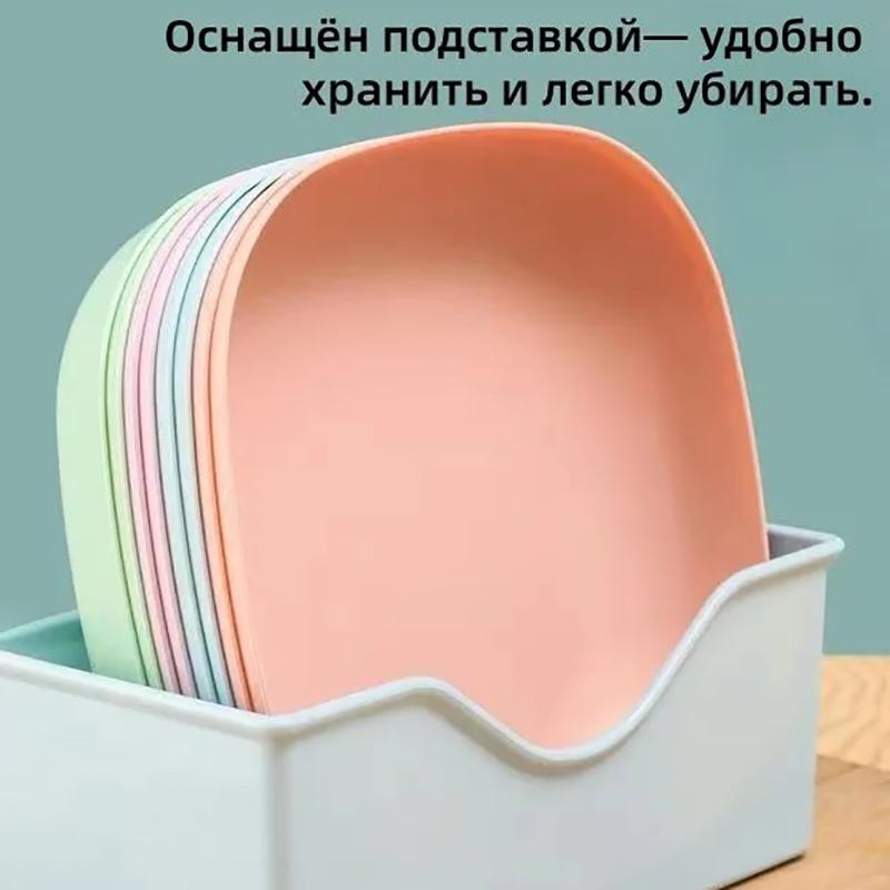 Dishes Boneshaped Plastic Serving Creative For Home Use Random Colors 10 Pieces Per Pack