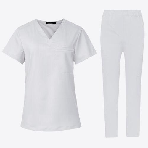 Unisex Medical Uniforms Doctor Men Nursing Clothes Beauty Costume Nurse Scrubs Sets Dentist Workwear Clinical Tops Pants