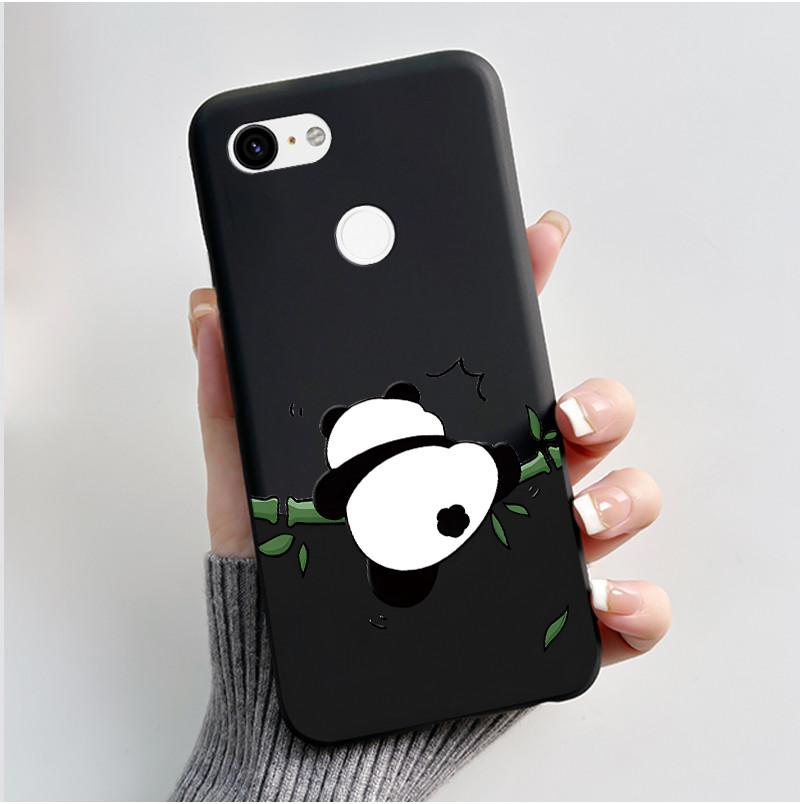 Phone Cases For Google Pixel 3 XL Case Cute Cat Cartoon Silicone Soft Black Coque for Google Pixel 3 XL Pixel3 3XL Bumper Cover