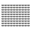 100pcs Hair Extension Clips Multipurpose 38mm 10 Teeth Wig Clips for Hair Extensions DIY Black