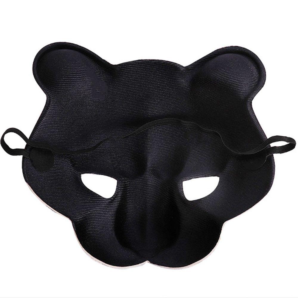 Для танцев Костюмы с тигровым принтом Косплей Реквизит Украшение на Хэллоуин Маска Леопардовая маска Маскарад