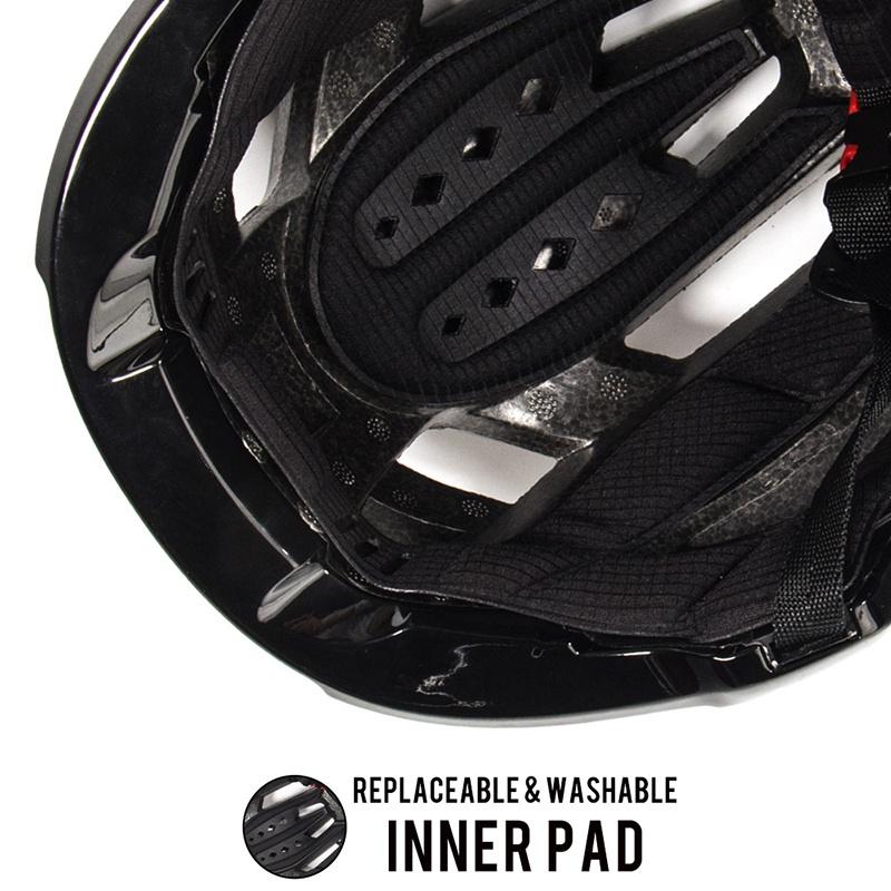 Queshark Cycling Helmet with Removable Thicken Brim MTB Road Bike Helmet Bicycle Motorcycle Riding Racing Safety Cap with Visor