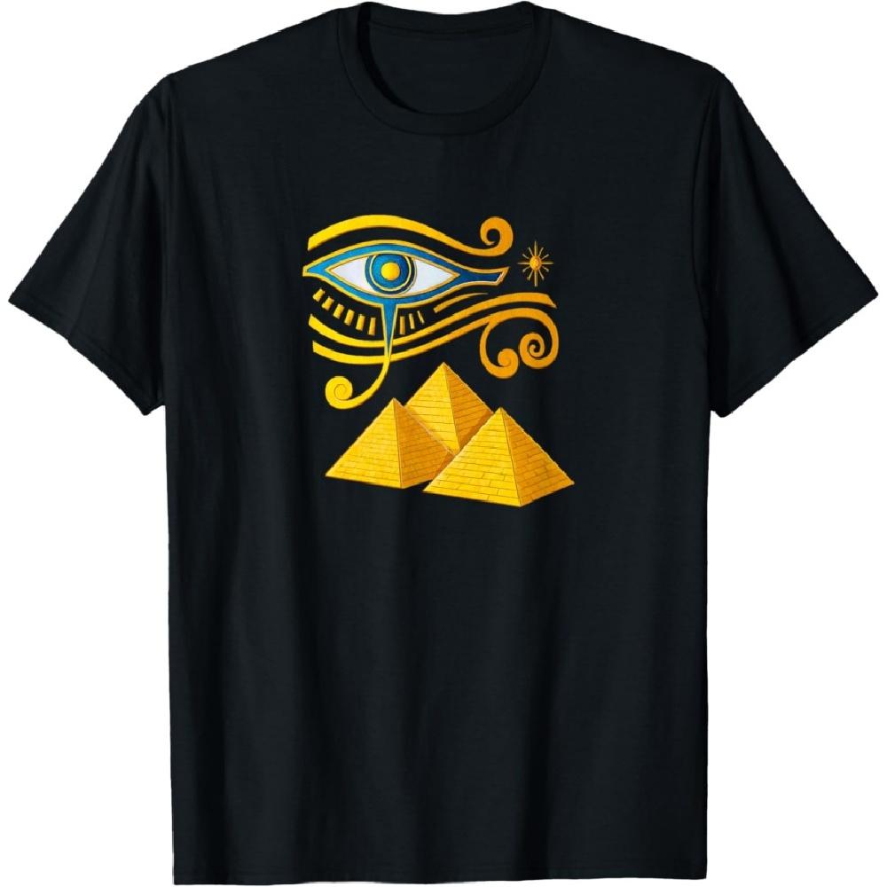 Ancient Egyptian Eye Of Horus Egyptian Pyramid T-Shirt