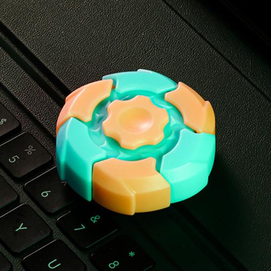 Магнитная игрушка-спиннер для снятия стресса и беспокойства для детей и подростков, для взрослых, светящийся гироскоп на кончике пальца, портативная образовательная сенсорная вращающаяся игрушка для путешествий