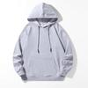2024 Fashion Men Casual Hoodie Basic Pullovers Sweatshirts Loose Women Solid Color Hoodies Oversize Black Sweatshirt Tops