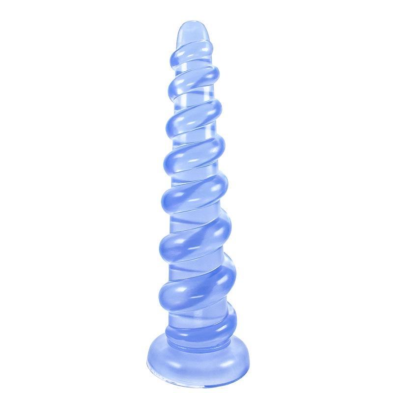 Spiral Special-shaped Anal Plug Adult Masturbator Anal Expander Male Prostate Massage Stick Big Dildo PVC Sex Toy