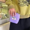 Косметичка с вышивкой буквой из велюра - Милый мини-кошелек для монет и дорожный органайзер для туалетных принадлежностей