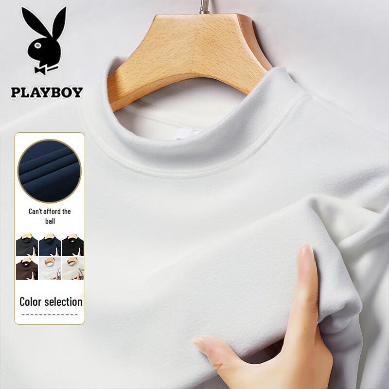 PLAYBOY Мужская осенняя повседневная толстовка с длинным рукавом и круглым вырезом