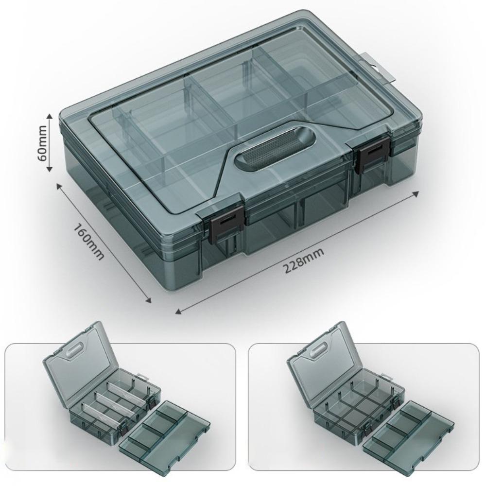 Drill Bit Accessories Screw Storage Box Removable Grid Mini Classification Grid