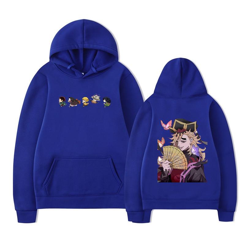 Аниме Принт One Piece Толстовки с капюшоном Мужские Осенние Модные Худи Теплые Удобные Свитшоты Повседневный Тренд Уличная Одежда