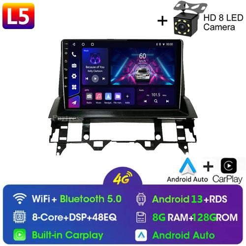 Ndroid 13 для Mazda 6 2002 - 2008 Мультимедиа Навигация GPS Видео Автомагнитола Плеер Стерео Carplay Монитор Радио Экран ТВ