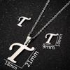 English Letter Necklace & Earring Set: Fashionable Jewelry for Women