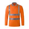 Reflective Safety T-Shirt 360 Degree Reflective Zones High Visibility Quick Dry Long Sleeves