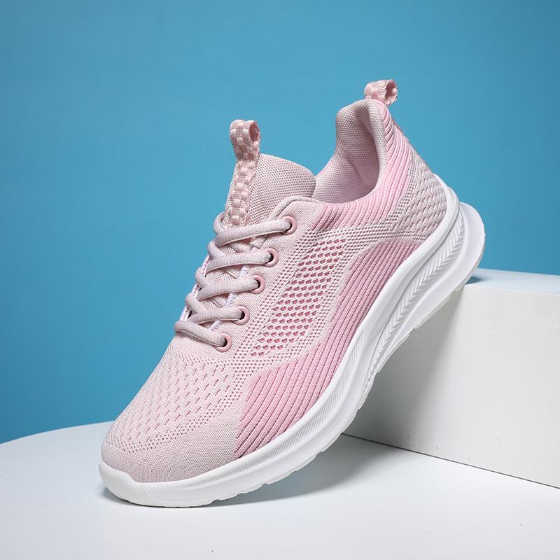 Fashion Autumn Women Mesh Breathable Vulcanized Shoe Platform Soft Sole Lightweight Tennis Casual Versatile Running Sneakers Zapatillas