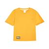 Select Classics Badge Casual Round Neck Short Sleeve T-Shirt Women T-Shirts Mustard 631564-55