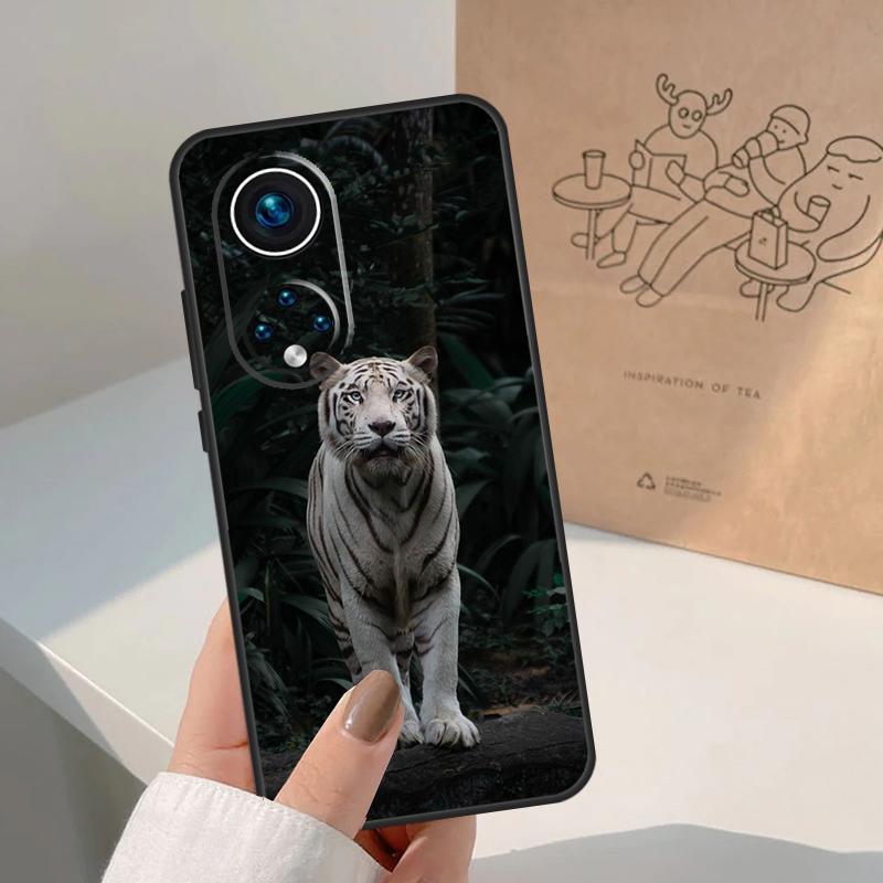 Животное Тигр Для Huawei P20 P30 P40 P60 Pro P Smart Nova 9 5T Honor 70 90 50 Magic5 Lite X7a X9a X8a Чехол