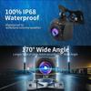 Автомобильная камера заднего вида CCD/AHD 1080P Starlight Night Vision Reversing Camera Universal 4 Glass Lens HD Parking Cam