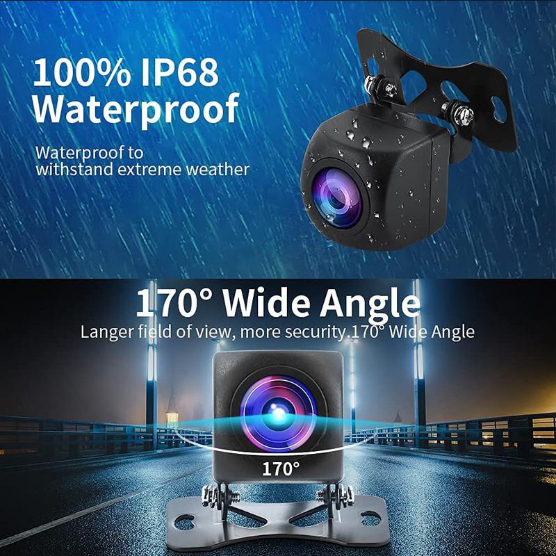 Автомобильная камера заднего вида CCD/AHD 1080P Starlight Night Vision Reversing Camera Universal 4 Glass Lens HD Parking Cam