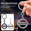 1Pcs 3D Metal Car Badge Keychain Zinc Alloy Keyrings Auto Accessories For Nismo Qashqai X J10 J11 Trail Tiida Juke Teana Pulsar Altima