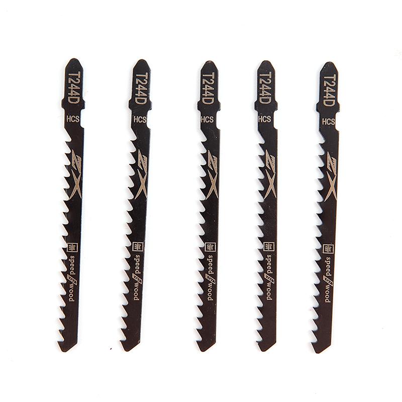 5Pcs/Set Hcs 6T Jig Saw Blades T244D/T344D For Fast Cutting Straight Cutting