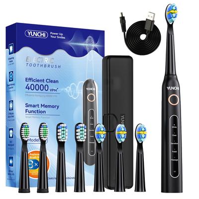 Электрическая зубная щетка Seago Sonic SG-507, щетка с таймером для взрослых, зарядное устройство USB, перезаряжаемая отбеливающая красочная зубная щетка