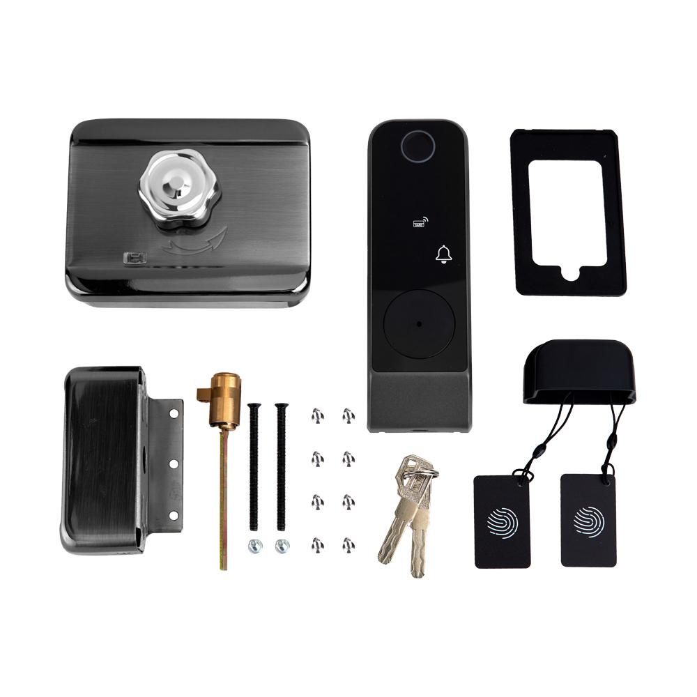 Smart Lock Keyless Entry Door Lock Anti-theft Biometric Password Door Lock Tuya App Remote